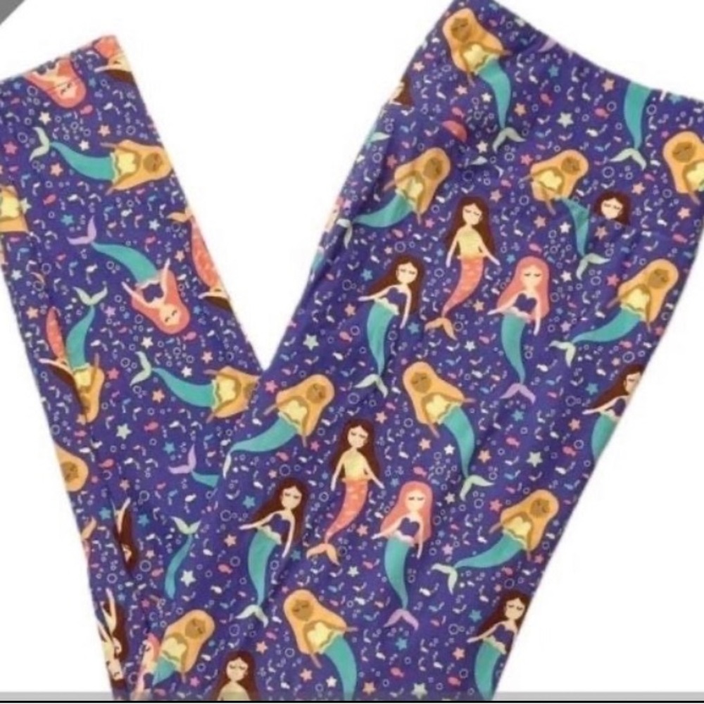 Lularoe Mermaid Leggings *Super Cute*